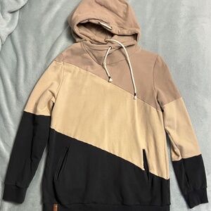 Ampersand Ave Tri-color Hoodie Sz XL